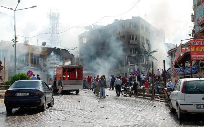 Türkiyədə partlayış nəticəsində 1 nəfər ölüb, 10-nu yaralanıb