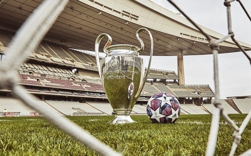 UEFA İstanbuldakı ÇL finalının topunu təqdim etdi - FOTO