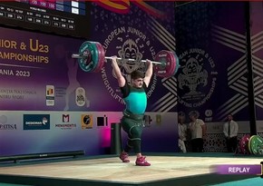 Азербайджанский тяжелоатлет завоевал серебряную медаль на чемпионате Европы