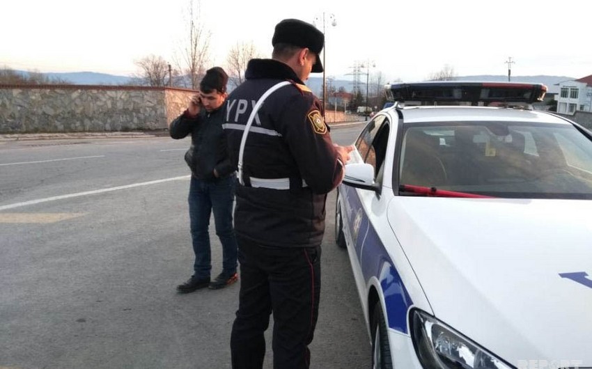 В Шеки проведен рейд, 20 водителей оштрафованы