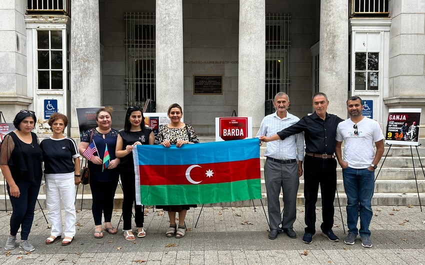 ABŞ-da Ermənistanın müharibə cinayətlərini əks etdirən sərgi-aksiya keçirilib