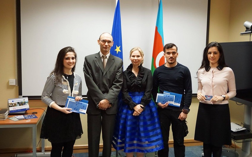 Baku awards winners of competition launched by the EU office in Azerbaijan - PHOTOS