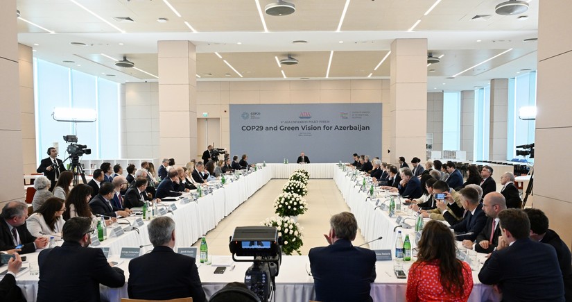 Ilham Aliyev: 'We treat our COP29 chairmanship as an opportunity to contribute really to practical resolution of most urgent issues on global arena'