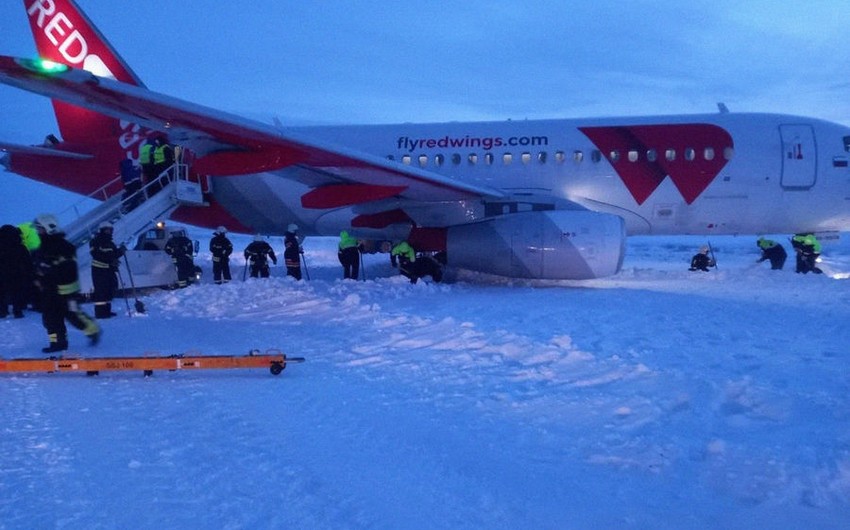 Plane skids off runway at Russia’s Norilsk airport