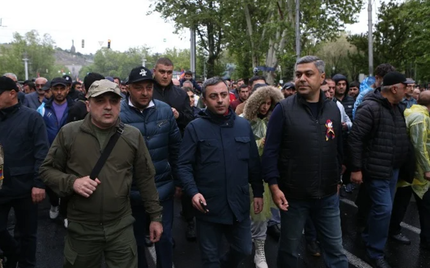 Ex-president's son among 117 protesters nabbed in Armenian capital