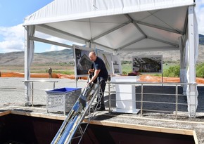 President Ilham Aliyev attends groundbreaking ceremony for administrative building in Gubadli