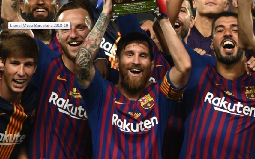 Lionel Messi Barselonanın ən titullu futbolçusuna çevrilib