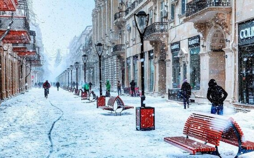 Yağıntılı və küləkli hava davam edir, dağlıq rayonlarda 14 dərəcə şaxta var - FAKTİKİ HAVA - YENİLƏNİB