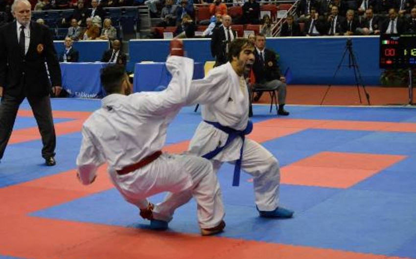 ​4 Azerbaijani karate fighters pass to semifinal of Baku-2015