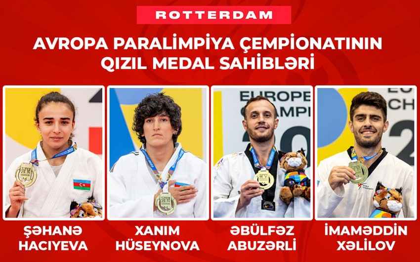 Azərbaycan paraatletləri Avropa çempionatını 13 medalla başa vurublar