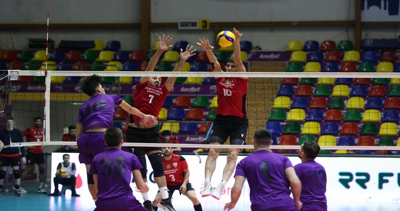 Voleybol üzrə Azərbaycan Kubokunda qrup mərhələsinin son oyunları keçirilib