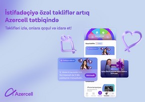 “Azercell” tətbiqində abunəçilərə özəl təkliflər!