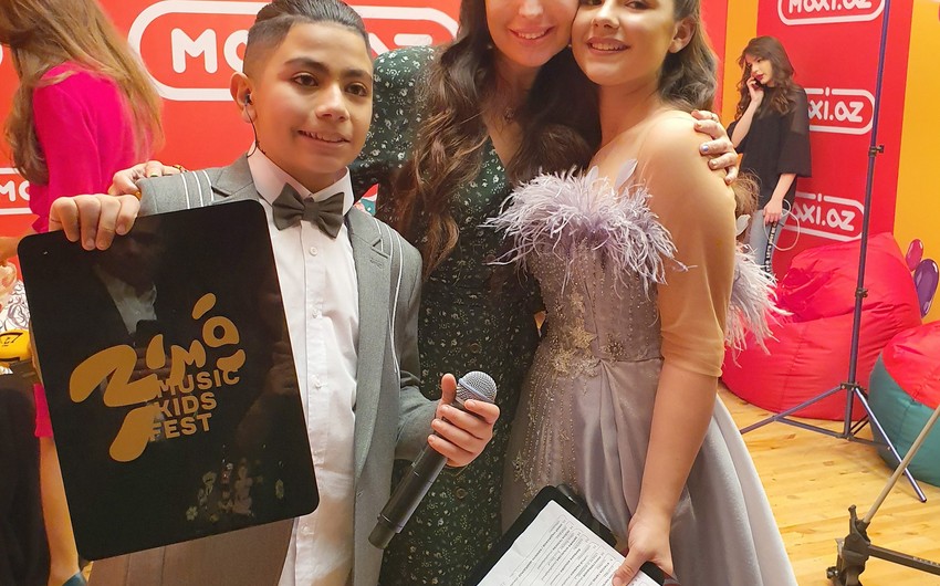 Лейла Алиева приняла участие на гала-концерте Международного детского фестиваля Зима-2019 - ФОТО