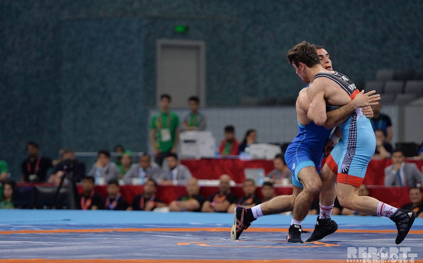 Azerbaijani wrestlers in Islamic Solidarity Games - PHOTO REPORT