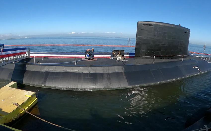 Navy launches USS New Jersey, first US submarine built for both genders