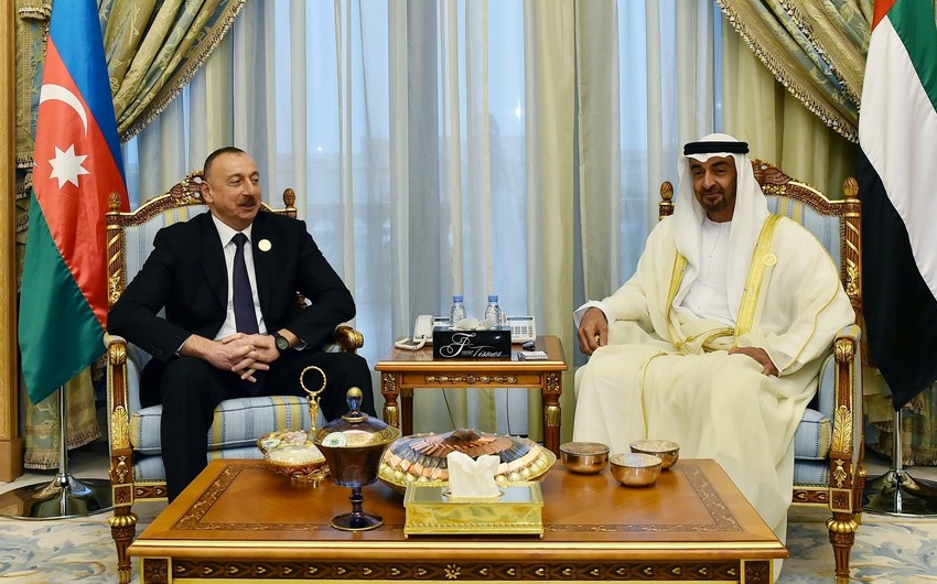 UAE president congratulates Ilham Aliyev