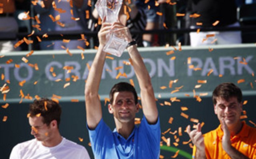 World number one tennis player becomes winner of Miami Open
