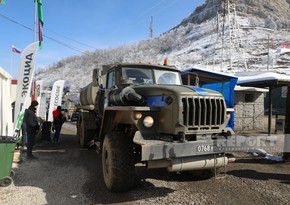 54 cars of Russian peacekeepers move freely on Khankandi-Lachin road