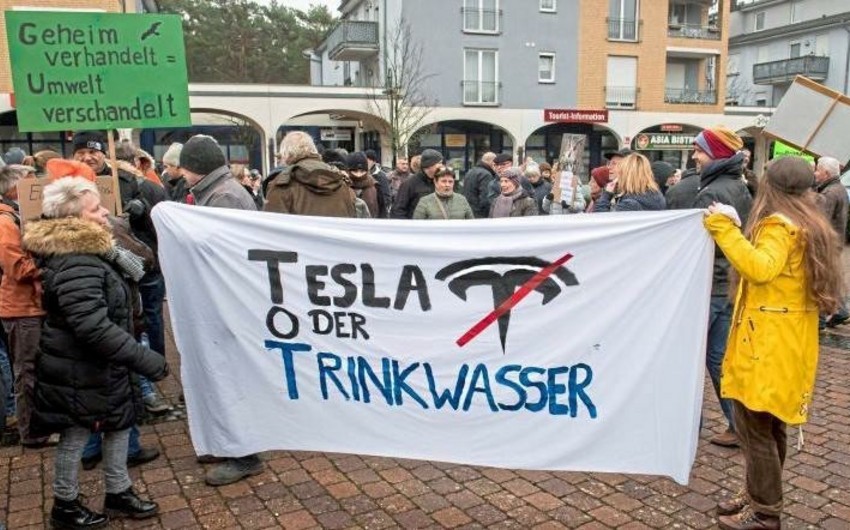 Almaniyada “Tesla” əleyhinə kütləvi aksiyalar keçiriləcək - FOTO