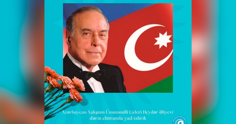 ОТГ поделилась публикацией в связи со 101-летием со дня рождения великого лидера Гейдара Алиева