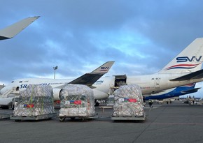 Another humanitarian aid plane leaves for Türkiye on instructions of Azerbaijan's First Vice-President
