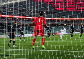 Futbol üzrə Azərbaycan milli komandası Belarusa məğlub olub - FOTOREPORTAJ