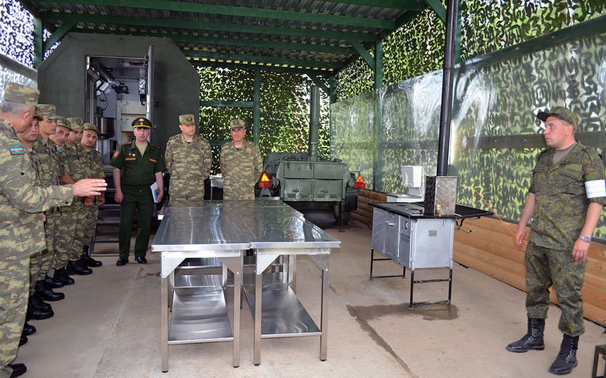 Военнослужащие ВС Азербайджана прибыли в Москву для участия в международном конкурсе Полевая кухня