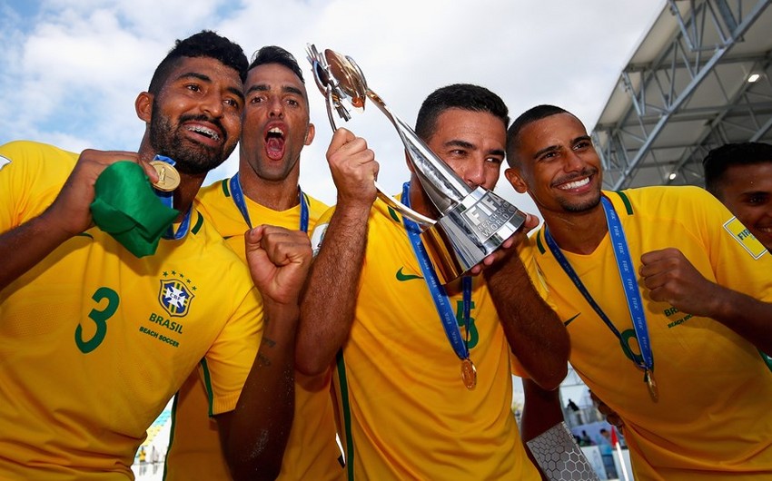 Braziliya millisi çimərlik futbolu üzrə dünya çempionu olub