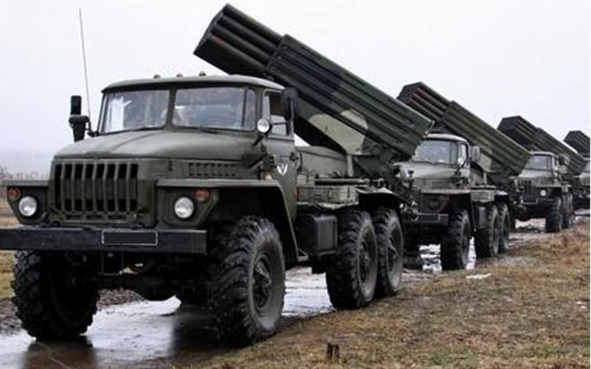 Russian artillerymen begin military exercise in Armenia