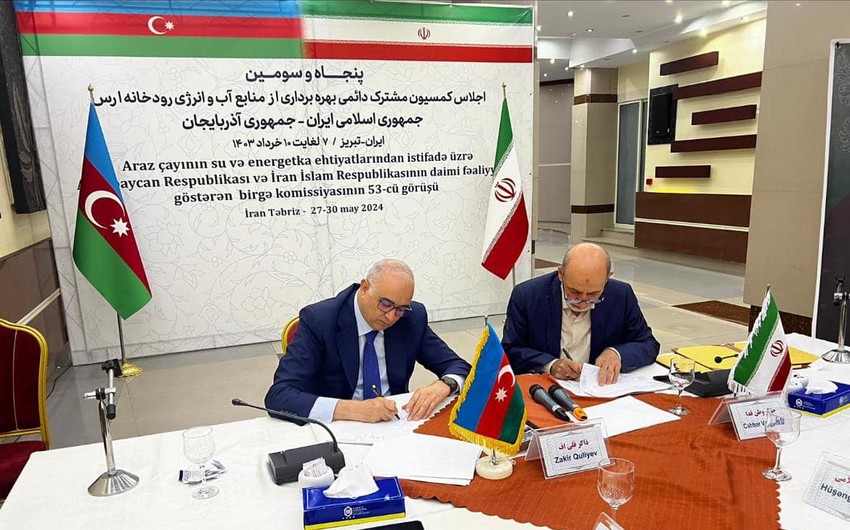 Azerbaijan, Iran agree on distribution of Araz river water resources