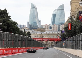 Opening ceremony of Azerbaijan Grand Prix held in Baku