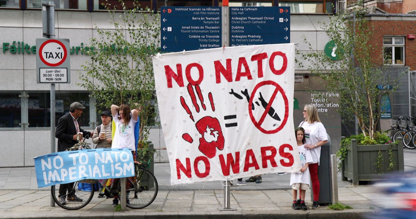 Protest rally against NATO summit held in Washington