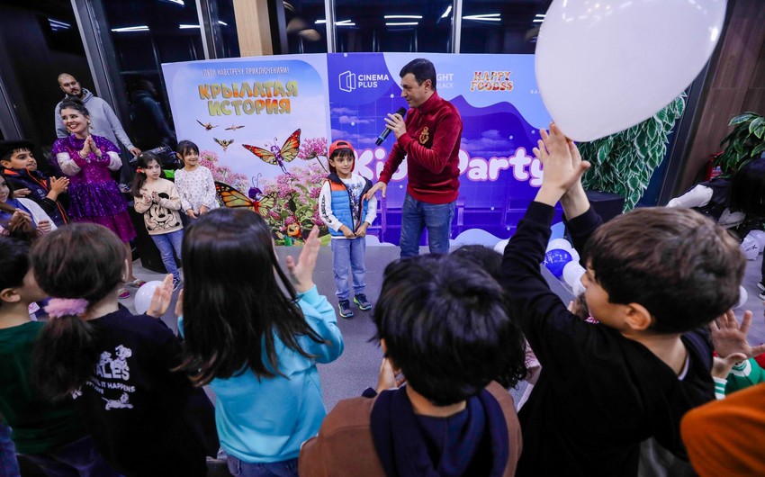 CinemaPlus Bakıxanov Mall-da uşaqlar üçün bayram şənliyi keçirib