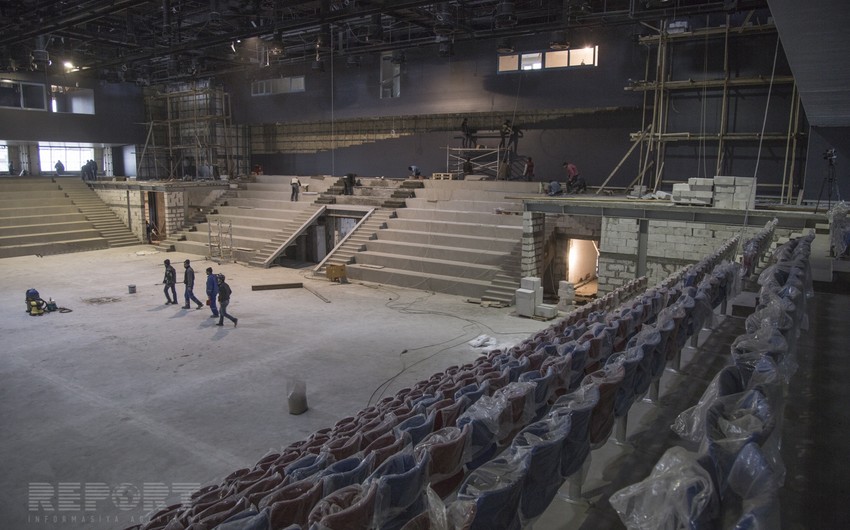 В Бакинском спортивном зале будут внедрены новшества для проведения I Европейских игр - ФОТОРЕПОРТАЖ
