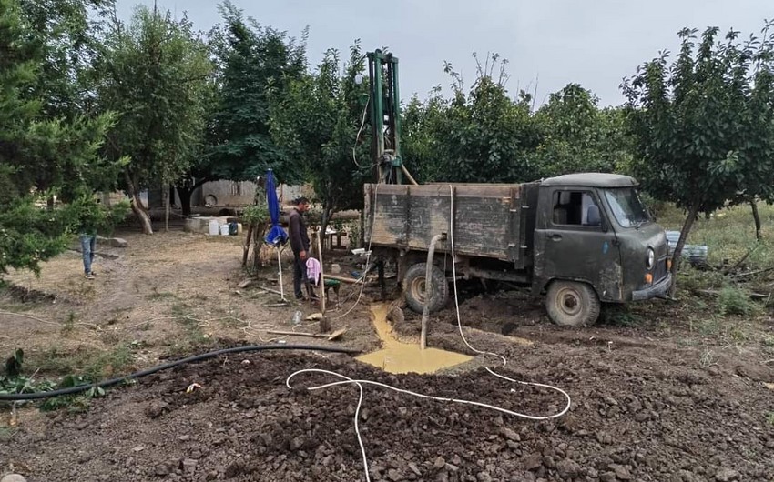 В селе Новрузаллы Джалилабадского района устраняют проблемы с водоснабжением