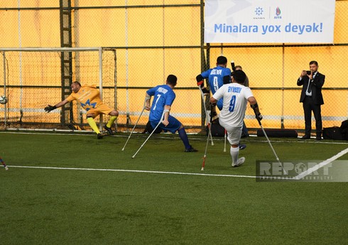 ANAMA и АФФА организовали матч по футболу среди ампутантов