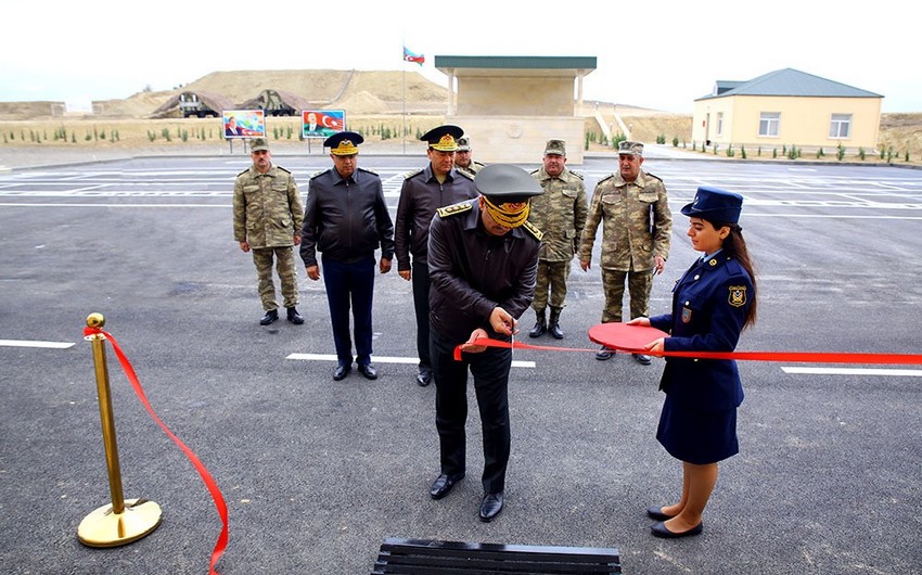 Состоялось открытие новой воинской части ВВС Азербайджана - ВИДЕО