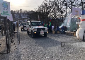 ICRC vehicles freely use Khankandi-Lachin road 