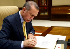 Erdogan approves MoU signed with Azerbaijan