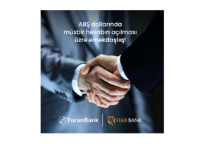 TuranBank has opened a correspondent account in US dollars with Habib American Bank