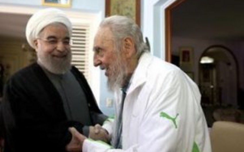 İran prezidenti Kuba inqilabının lideri ilə görüşüb