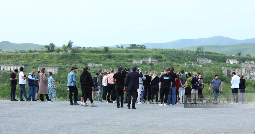 Norwegian travelers arrive in Azerbaijan's Fuzuli