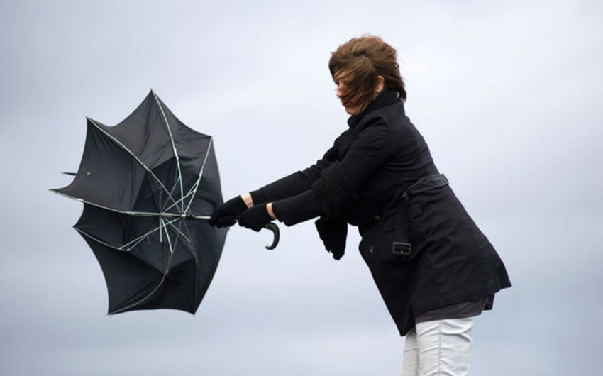 Strong north-westerly wind expected on Saturday in Baku