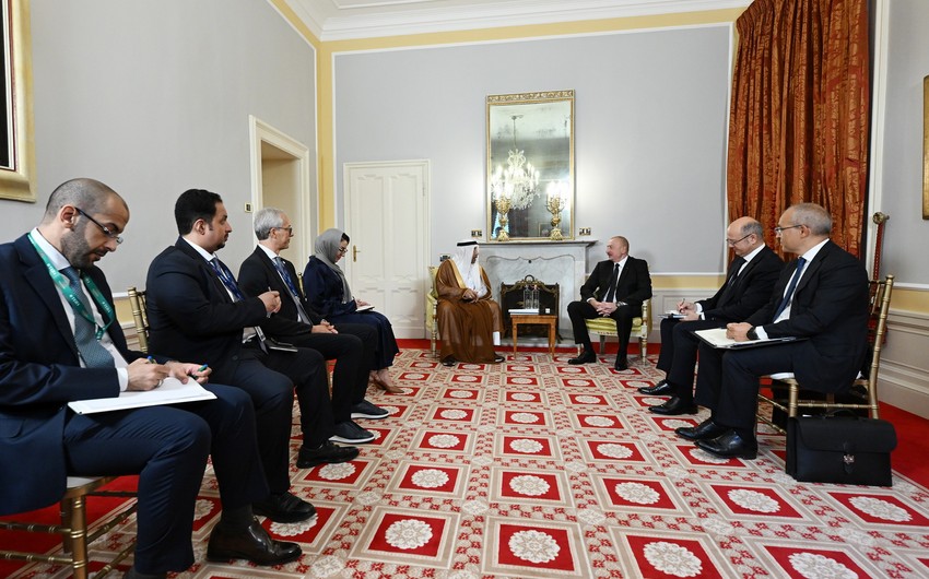 President Ilham Aliyev meets with Saudi Arabia’s Minister of Investment in Cernobbio