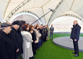 Azərbaycan Prezidenti: Günahsız Xocalı qurbanlarının qisasını döyüş meydanında aldıq