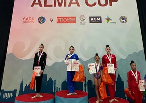 Azərbaycan gimnastları Qazaxıstanda üç qızıl medal qazanıblar