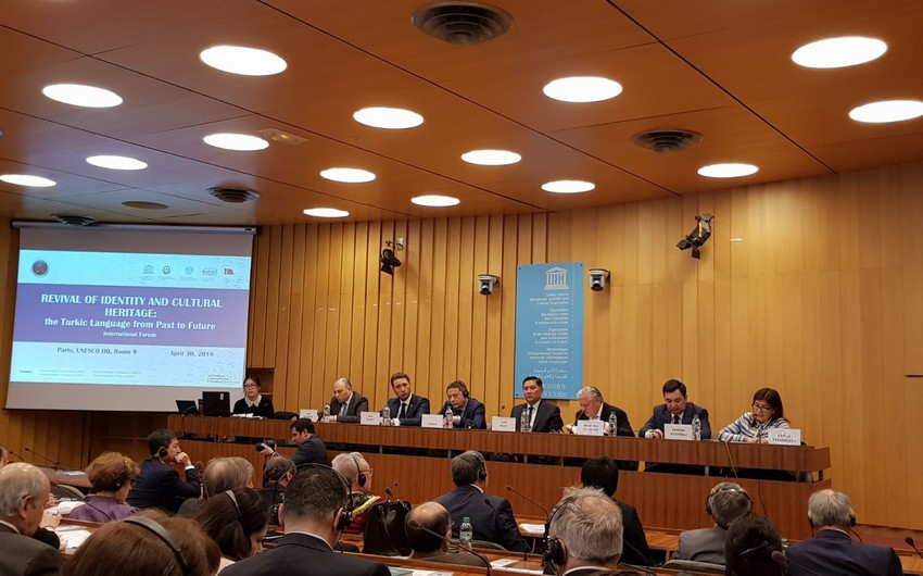 Paris hosts Revival of Identity and Cultural Heritage: Turkic Language from Past to Future forum