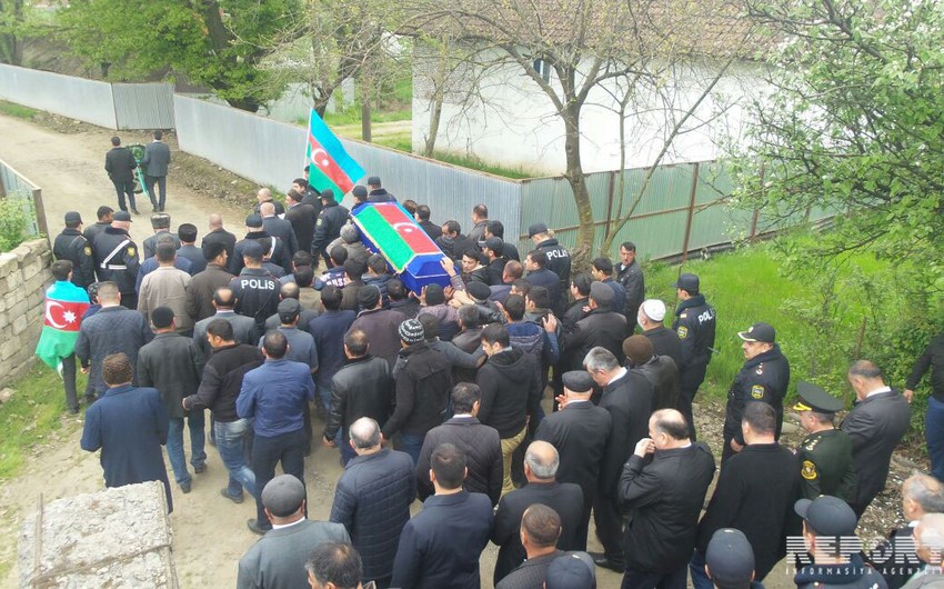 Azərbaycan ordusunun daha bir zabiti Neftçalada dəfn olunub