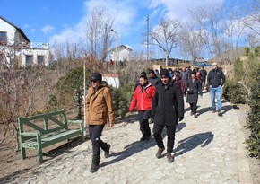 Beynəlxalq səyyahlar Laçında tikinti-quruculuq işləri ilə tanış olublar - YENİLƏNİB