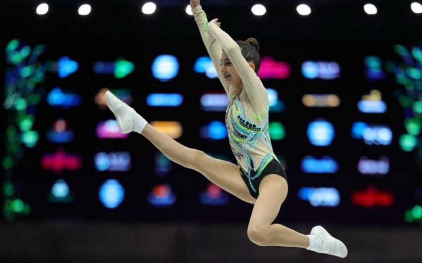 Азербайджанская гимнастка завоевала бронзовую медаль